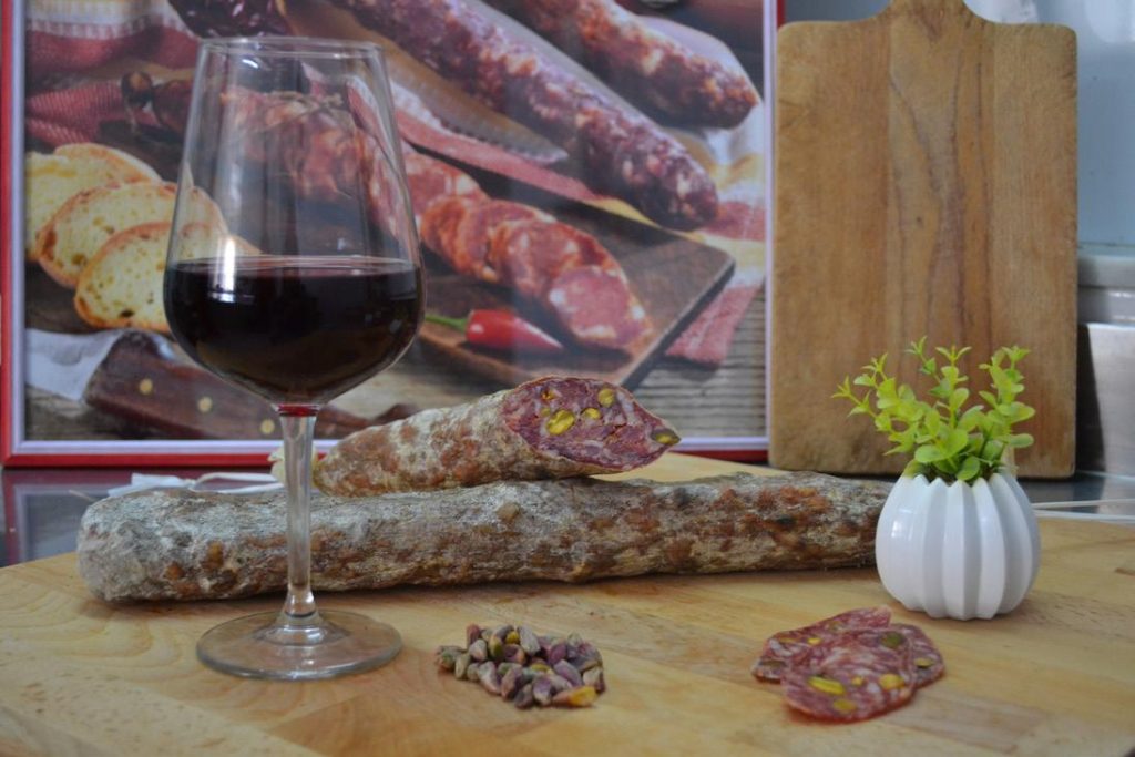 Salame con Pistacchio 17,00 €/Kg